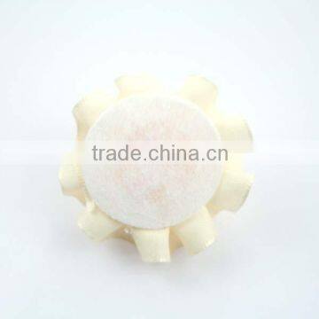 Carnation Handmade Ribbon Flower Brooches photo-4