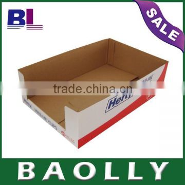 Made in China corrugated paper customized cardboard boxes with open top