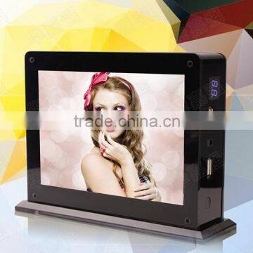 hot selling fashionable high capacity portable restaurant charge station advertising power bank
