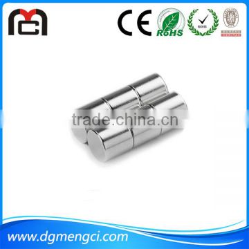 Top sale bumbered magnets cylinder megnet