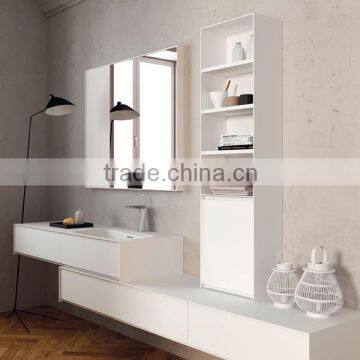 Customization Wholesale Modern Bathroom Cabinet Mirror Shelf Furniture Hotel Room Cabinet