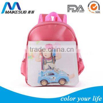 Wholesale sublimation children school bag can print your picture