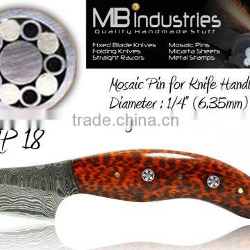 Mosaic Pins for Knife Handles MP18 (1/4") 6.35mm