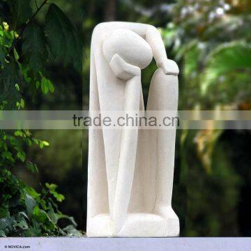 Marble Naked Woman Statue White Marble Stone Hand Carved Sculpture for Garden No 46