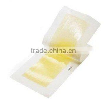 Different sizes Yellow cold wax strips for use rollon wax