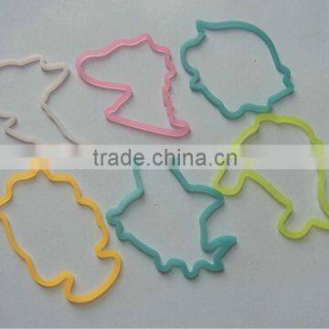 2012 Hot Selling Eco-friendly Silicone Hair Bands Made in Dongguan