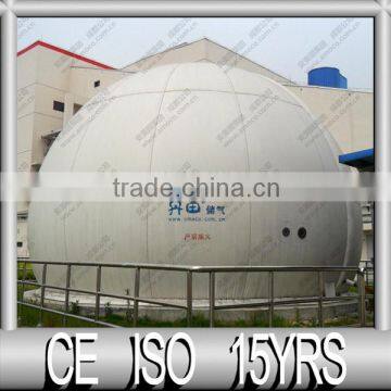 biogas storage tank for biogas plant --- with auto-control system, probing system, alarming system, observation window.