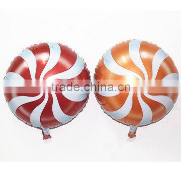 45*45cm orange lollipop balloons candy helium ballons