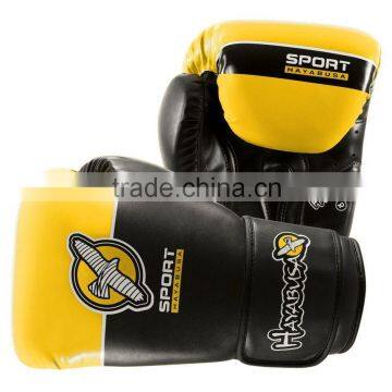 Sport 10 oz Boxing Gloves (Black/Yellow