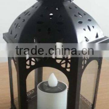 Outdoor Solar metal LED Candle lantern SO8047R