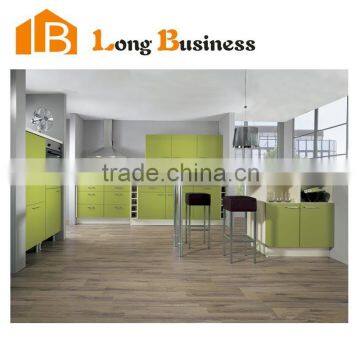 LB-JL1104 Modular kitchen cabinet high gloss lacquer finish 18mm mdf kitchen cabinet