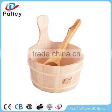 Professional manufacturer best quality sauna bucket and spoon