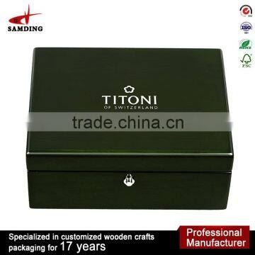 New Luxury Wooden Jewellery Wrist Watch Box Display Gift Box photo-2