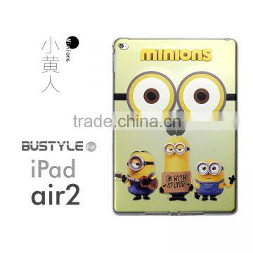 High Quality Soft Tpu Anti-Knock Cases With 3D Cute Despicable Me Designs for Apple IPad Air 1/2