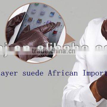 Touch-screen Leather Gloves for Man photo-3