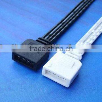 Dong Guan professional manufacturer of 4 pin RGB LED strip light extension connector of Flexible 5050 SMD RGB LED Strip Light