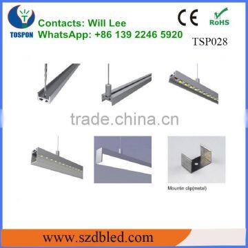 Aluminum LED Pendant Ceilling Profile Metal End Cap photo-2