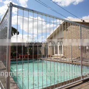 folding swimming pool fence