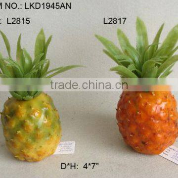 2014Artificial Fake Fruits 4*7 Inch Artificial Polyfoam Weighted Pineapple House Decoration