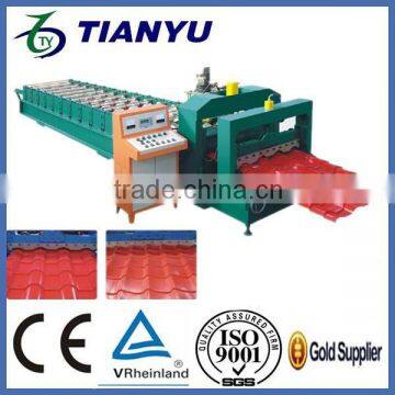 Hot Sale Full Automatic Arch New Condition Glazed Roof Panel Step Tile Cold Bending Roll Forming Machine Production Line