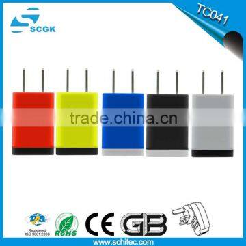 2016 SCGK New Model for Travel Wall Charger Home Adapter US 1a