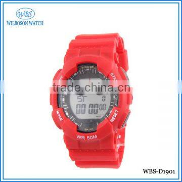 Day Date Function Men's Silicon Rubber Hand Watch