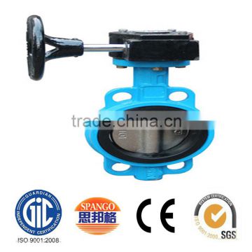 Ductile iron Manual Concentric Lug Wafer Butterfly Valve