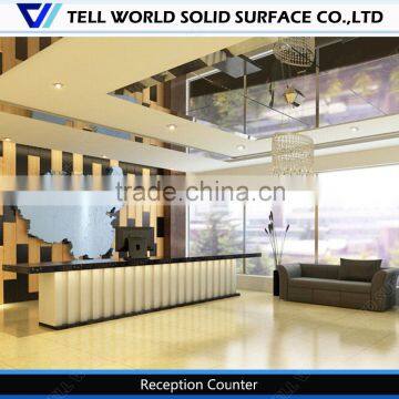 Bank high end display reception desk, commercial bank reception desk