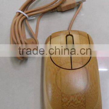 2014 hot new product bamboo mouse with cable made in China/alibaba in russian and spain new gadgets 2014