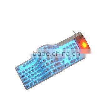 109 keys rolling luminescent silicone keyboard UST-KY09