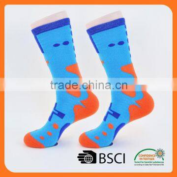 wholesale factory coloured ski merino wool socks