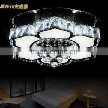 Flower Pattern SMD5730 Modern Ceiling Lamp 240V Luxury Crystal Ceiling Lights