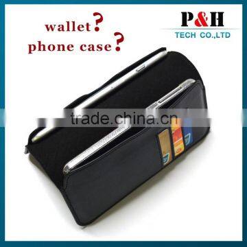 For iPhone 6 leather case, Wallet PU Leather Case Side Flip Cover wit