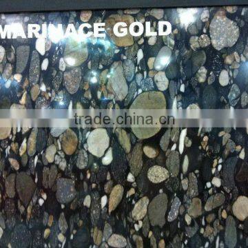 Marinace Gold slab tile