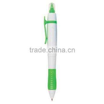 Color Twin-Write Pen/Highlighter-Green/White