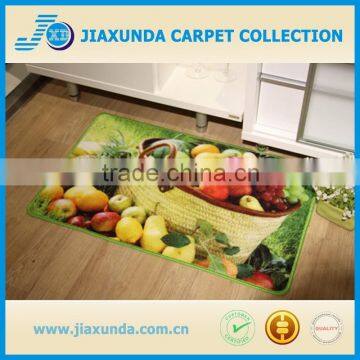 Printed design latex back nylon carpet