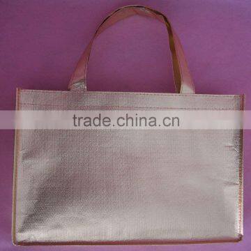 shopping bag gold