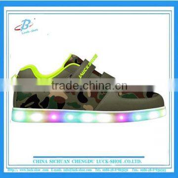 Hot sale LED shoes low cut flat shoes