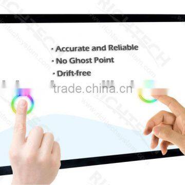 Best Buy! RichTech Customized Multi Touch Frame Transparent Glass Touch Screen photo-5