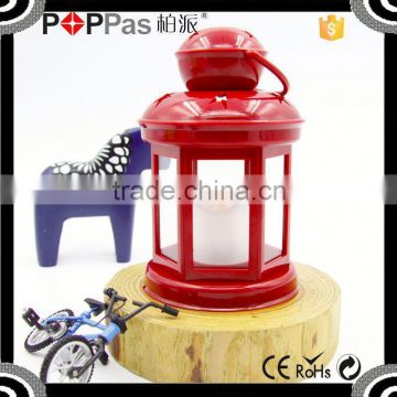 2015 Promotion Poppas BS10 Star Pantern Colorful Selection Hanging Led Candle plastic hanging lantern