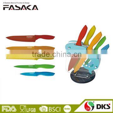 KP1303 6PCS Non-Stick Coating Colourful Kitchen Knives