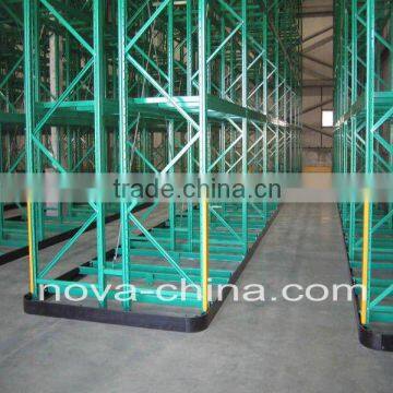 Very narrow aisle pallet racking saving space(VNA)