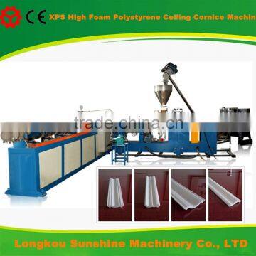 CO2 foam Polystyrene plastic foam cornice extrusion machine