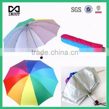 lady folds China inverse open cheap advertising umbrella