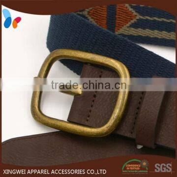 metal square pin buckle for leather belt