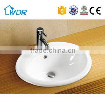 Building materials solid surface counter top bathroom wash basins