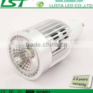 COB LED GU10 9W Spotlight, Anti-glare Lens Design, 90-100lm/W, 3 Years Warranty