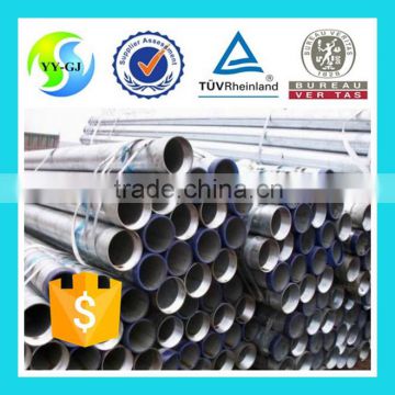 Construction material schedule 80 galvanized steel pipe A53B,steel pipe price