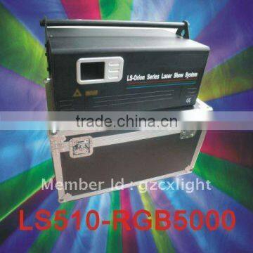 5W RGB cartoon laser light with Analog modulation