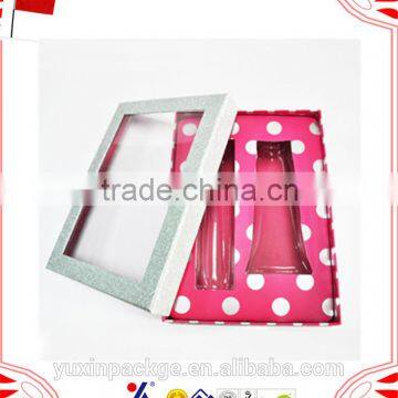 Luxury Colorful Empty Window Package Paper Cometic Box photo-3